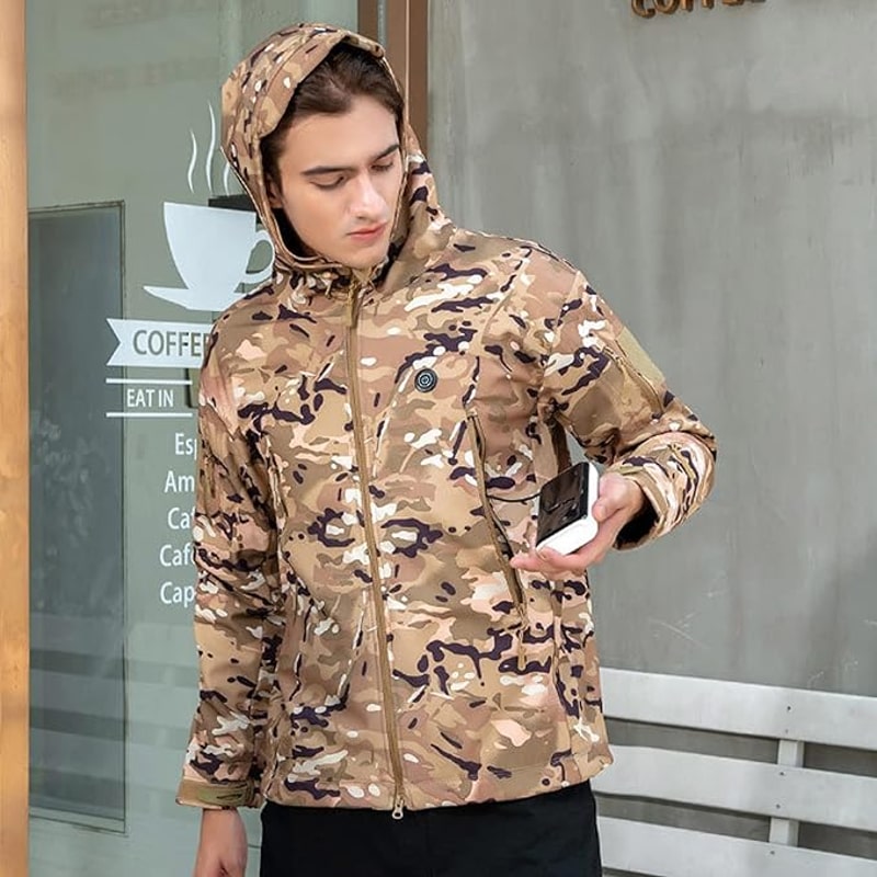 Camouflage Heated Jacket